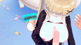 [Eroge Koikatsu! VR version] Adorable and gentle blonde long jugs