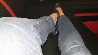 After a big day into my shoes i need a feet strokes - latinafeet386