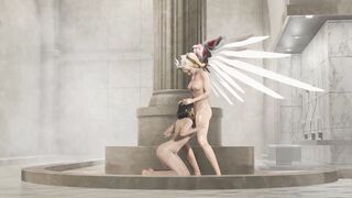 Overwatch: FUTA Mercy x Pharah
