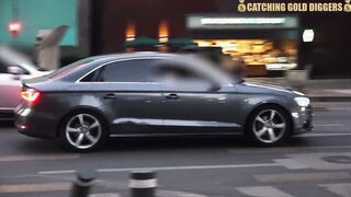 Seen 2 HOT BUTT Babes At Bus Stop Ends Into