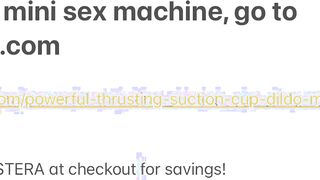 VIBRATOR TEST - Huge Shocked Mini Fucking Machine Older MILF BBW