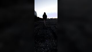 Erotic milf pee outside