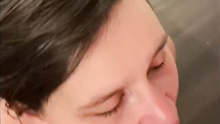 Smoking While Blowing Thick Penis For Long Cum Facial! (Smoking Bondage Vape)