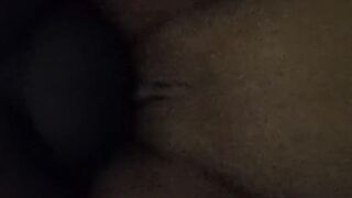 point of view-taking it from behind and then jizzed on boobs