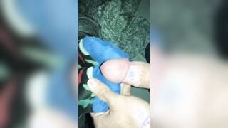 Having fun with her foot (Nice load on her while she