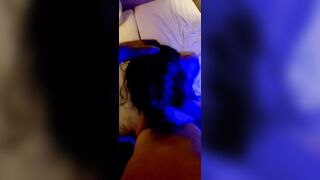 Amateur Milf inside Adidas jacket pov after party