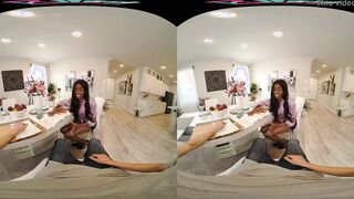 VRHUSH African hot Nicole Kitt needs help studying