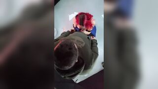 Lucky dude gets a HEAD 