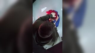 Lucky dude gets a HEAD 