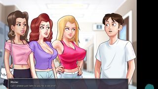 SUMMERTIME SAGA #83 • Spraying her with cum