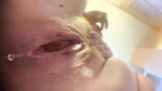 I love having fun with my nipples and leaking on your face