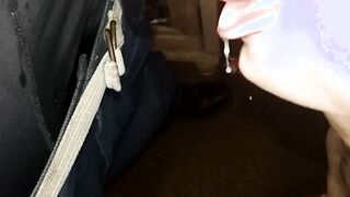 Taking a long load on my tongue
