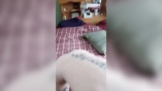 Submissive ex-wife begs to suck penis has hands free squirting orgasm giving oral sex
