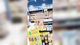 Bubbles Nude into a Convenience Store