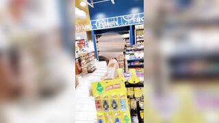 Bubbles Nude into a Convenience Store