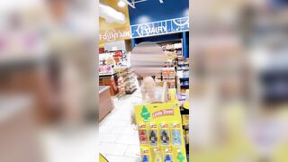 Bubbles Nude into a Convenience Store