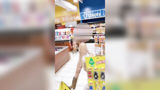 Bubbles Nude into a Convenience Store