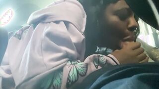PULLS OVER AND OFFER HIM VEHICLE BLOWJOB