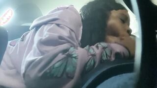 PULLS OVER AND OFFER HIM VEHICLE BLOWJOB