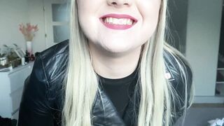Leather Goddes Spitting on Your Face point of view