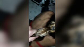 Bound up and nailed - long creampie