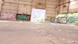 GERMAN SCOUT - TALL WOMAN VERENA MAXIMA SEDUCE TO OUTSIDE