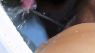Squirting on his Tongue