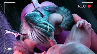 [Dark_Stalkers] Beauty Morrigan Blows My Nuts & Offer Me Unforgettable Fellatio Ever!!!