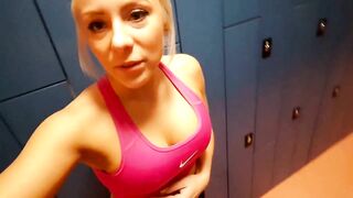 Im offentlichen Fitnessstudio Gefickt - HeiBe Dicke Titten