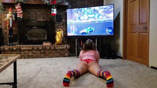Stepfather tricks 19 year mature daughter into sex on Christmas Eve