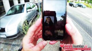 MILF hunter lets big tits mia blow suck his rod