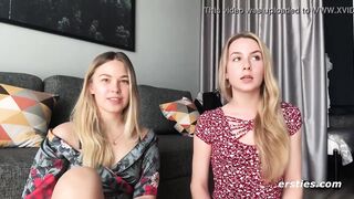 crazy hot pair of 2 amateur lesbians