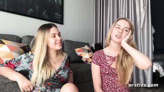 crazy hot pair of 2 amateur lesbians