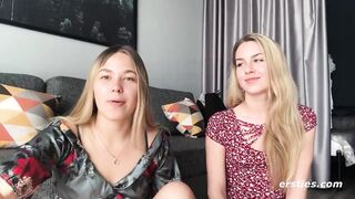 crazy hot pair of 2 amateur lesbians