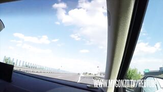 BFvsGF: Titus Steel & Jasmine Rouge Roadtrip Sucking Off Off