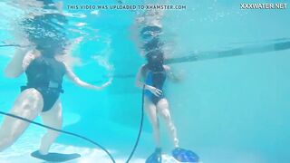 goddess underwater lesbians Vodichkina and Farkas
