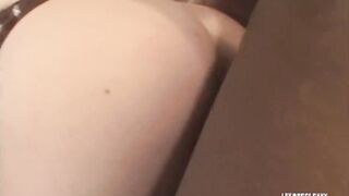 Snow Bunny Haley Scott DPd By 2 Big African Cocks!