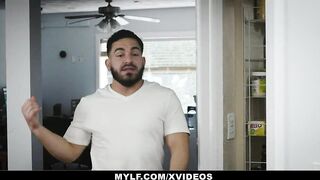 Super Blonde MILF (Casca Akashova) Fucks Cute Stud XMas -
