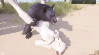 Wild Life / Werewolf Fucks Lioness at Beach