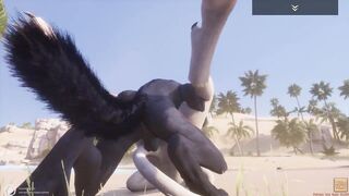 Wild Life / Werewolf Fucks Lioness at Beach