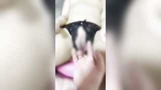 【素人カップル】ムラムラしたので膝立ちして手マンしてもらったら濡れすぎた♡amateur animated lovers