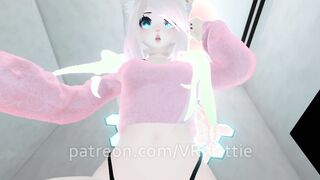 Blonde Bitch Fetish Rope Bdsm Adorable Thigh Highs Fine Booty Strip point of view Lap Dance VRChat Metaverse
