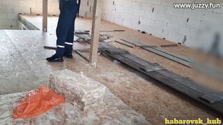 Hot wifey paid off the builder with sex