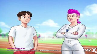 SummertimeSaga - Nurse plays with penis then takes it into