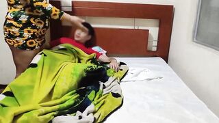 My Stepmother finds me into my room while I masturbate,