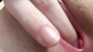 Slim Dark Hair Gets Enormous Cumshot