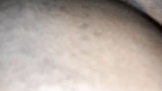 His huge Latina cock digs inside my african twat till I squirt