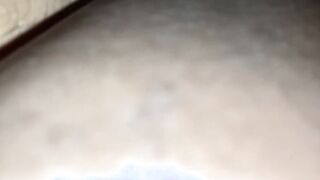 His huge Latina cock digs inside my african twat till I squirt