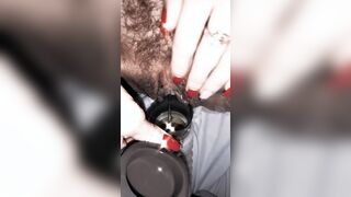 Orgasm into bed. Golden rain after. Everything is very hard and soak...