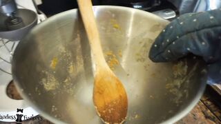 Piss and cookies - mom making cookies and drinking piss